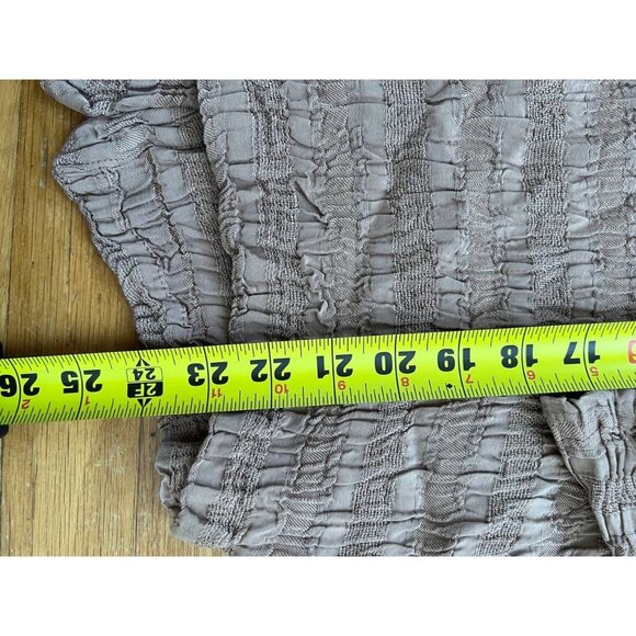 CP Shades Gray Cardigan/Top with Tortoise Shell Buttons USA Made Sz S A000882 - Picture 7 of 8